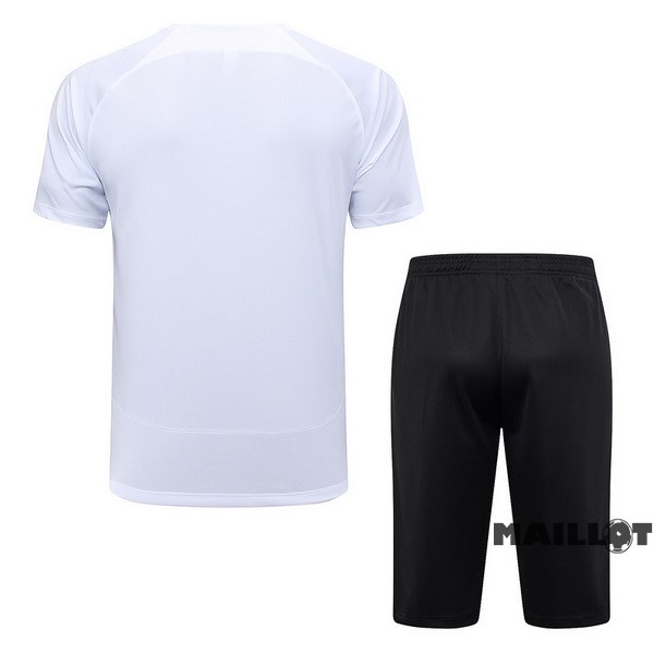 Foot Maillot Pas Cher Entrainement Ensemble Complet Corinthians Paulista 2023 2024 Blanc Noir