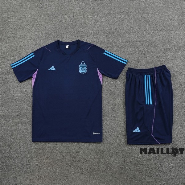 Foot Maillot Pas Cher Entrainement Ensemble Complet Enfant Argentine 2023 Bleu
