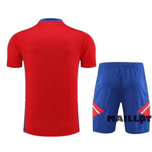 Foot Maillot Pas Cher Entrainement Ensemble Complet Enfant Bayern Múnich 2022 2023 Rouge Bleu