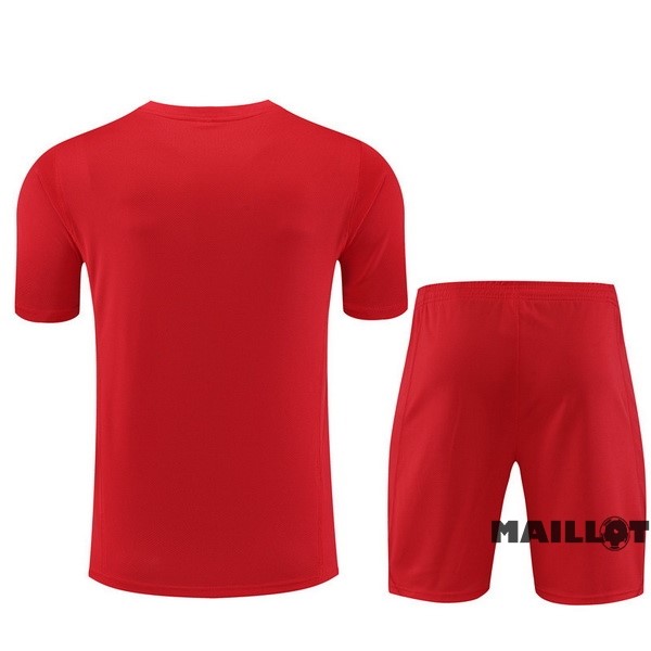 Foot Maillot Pas Cher Entrainement Ensemble Complet Enfant Flamengo 2023 2024 Rouge