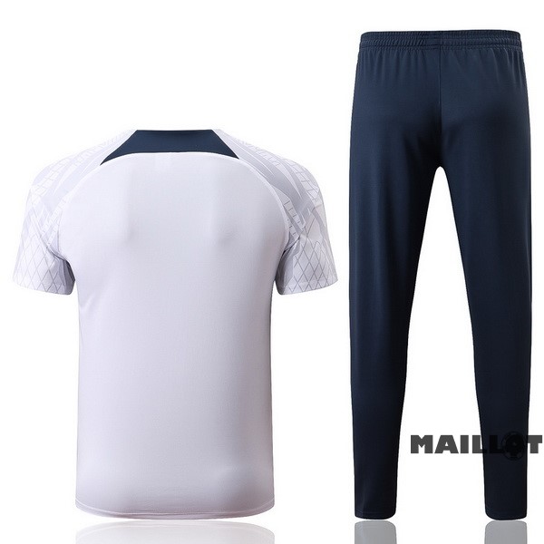 Foot Maillot Pas Cher Entrainement Ensemble Complet Enfant Paris Saint Germain 2022 2023 Blanc I Bleu