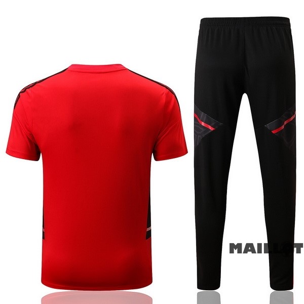 Foot Maillot Pas Cher Entrainement Ensemble Complet Flamengo 2022 2023 Rouge Noir