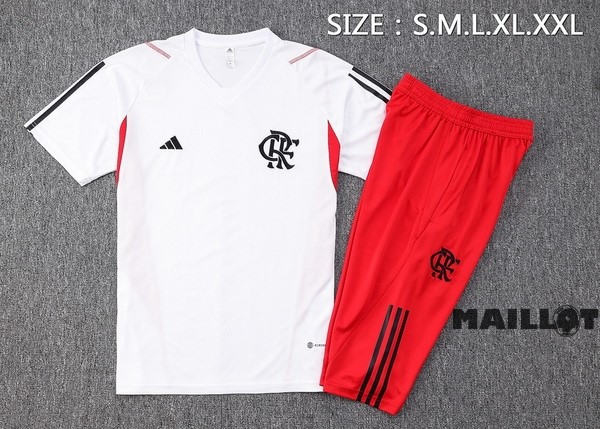 Foot Maillot Pas Cher Entrainement Ensemble Complet Flamengo 2023 2024 Rouge