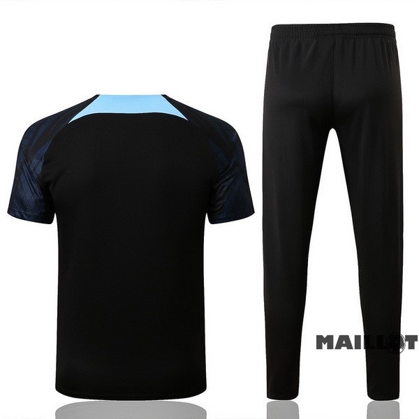 Foot Maillot Pas Cher Entrainement Ensemble Complet Inter Milán 2022 2023 Noir Bleu
