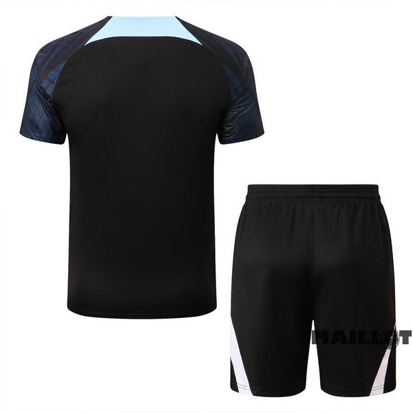 Foot Maillot Pas Cher Entrainement Ensemble Complet Inter Milán 2022 2023 Noir I Bleu