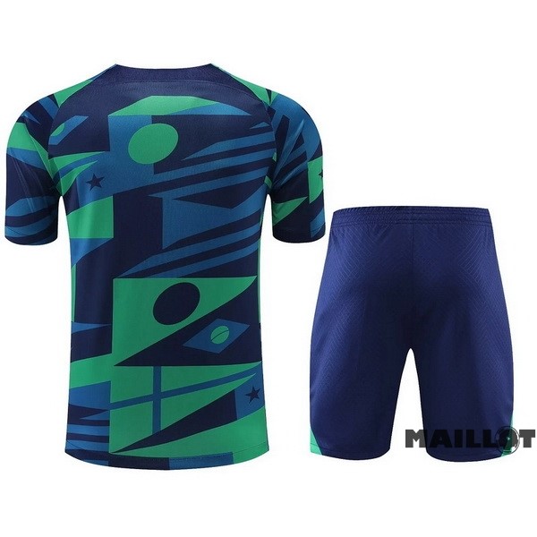 Foot Maillot Pas Cher Entrainement Ensemble Complet Inter Milán 2022 2023 Vert