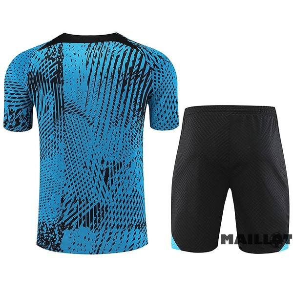 Foot Maillot Pas Cher Entrainement Ensemble Complet Inter Milán 2023 2024 Bleu III Noir