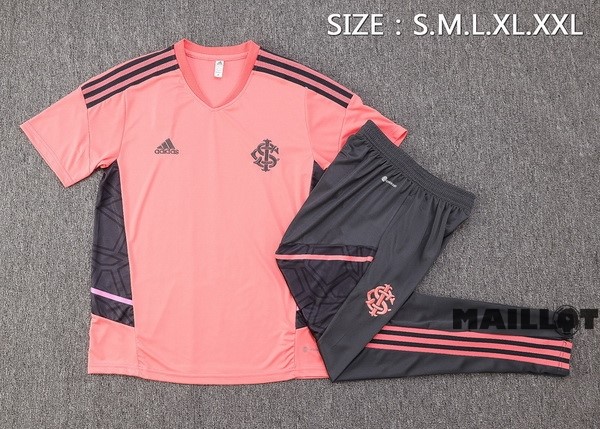 Foot Maillot Pas Cher Entrainement Ensemble Complet Internacional 2022 2023 Rose Gris
