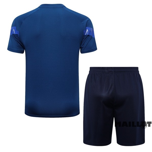 Foot Maillot Pas Cher Entrainement Ensemble Complet Italie 2022 Bleu I Marine