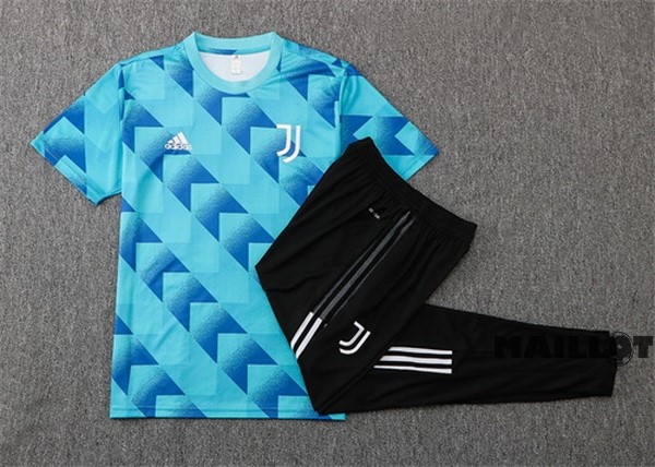 Foot Maillot Pas Cher Entrainement Ensemble Complet Juventus 2022 2023 Bleu I Noir