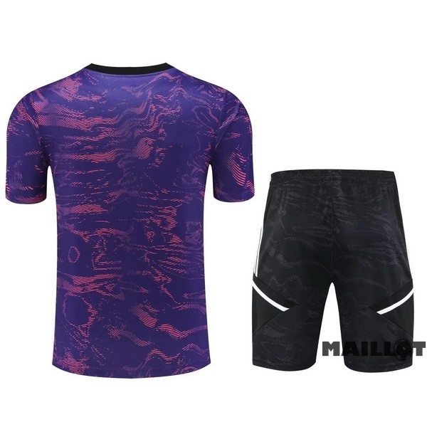Foot Maillot Pas Cher Entrainement Ensemble Complet Juventus 2023 2024 Purpura Noir