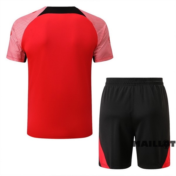 Foot Maillot Pas Cher Entrainement Ensemble Complet Liverpool 2022 2023 Rouge Noir