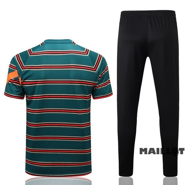 Foot Maillot Pas Cher Entrainement Ensemble Complet Liverpool 2022 2023 Vert Orange Noir