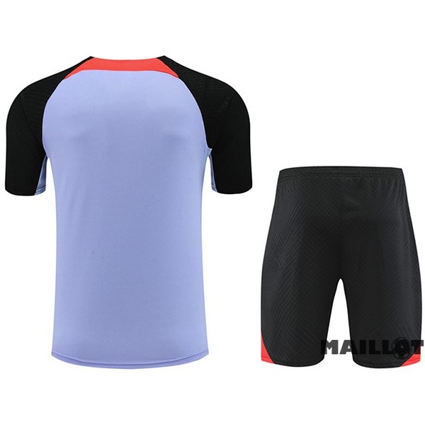 Foot Maillot Pas Cher Entrainement Ensemble Complet Liverpool 2023 2024 Purpura Noir