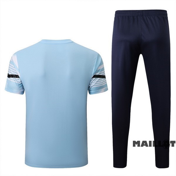 Foot Maillot Pas Cher Entrainement Ensemble Complet Manchester City 2022 2023 Bleu