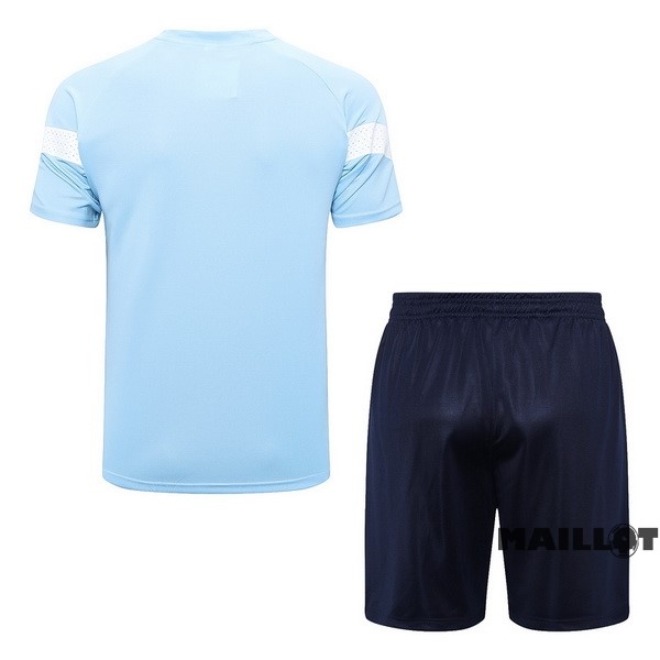Foot Maillot Pas Cher Entrainement Ensemble Complet Manchester City 2022 2023 Bleu