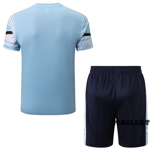 Foot Maillot Pas Cher Entrainement Ensemble Complet Manchester City 2022 2023 I Bleu
