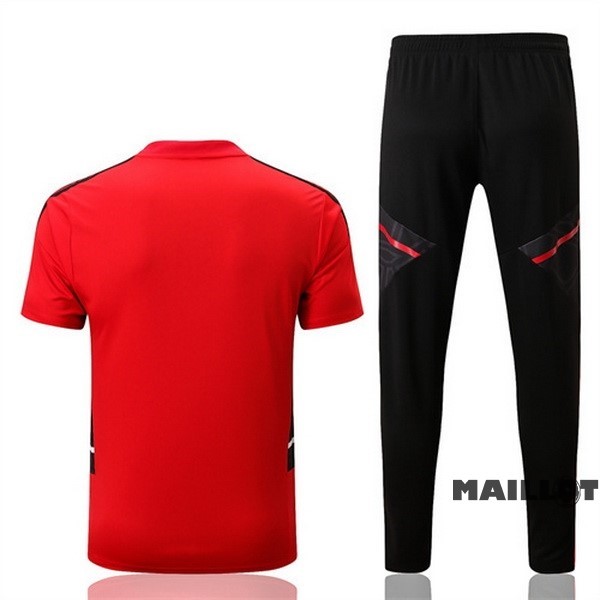 Foot Maillot Pas Cher Entrainement Ensemble Complet Manchester United 2022 2023 Rouge I Noir