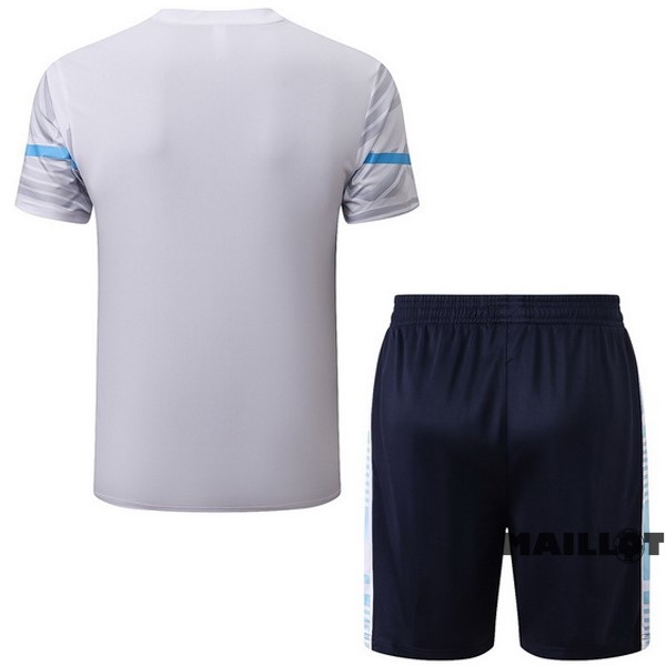 Foot Maillot Pas Cher Entrainement Ensemble Complet Marsella 2022 2023 Blanc