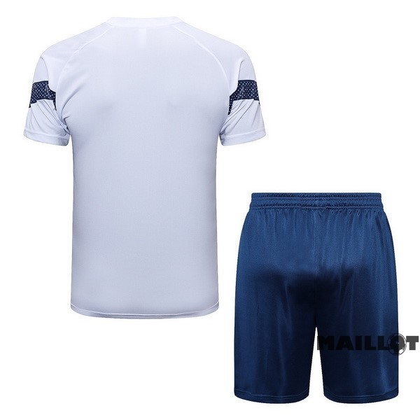 Foot Maillot Pas Cher Entrainement Ensemble Complet Marsella 2022 2023 Blanc