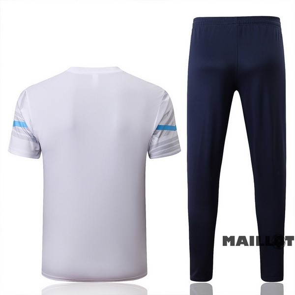 Foot Maillot Pas Cher Entrainement Ensemble Complet Marsella 2022 2023 Blanc I Bleu