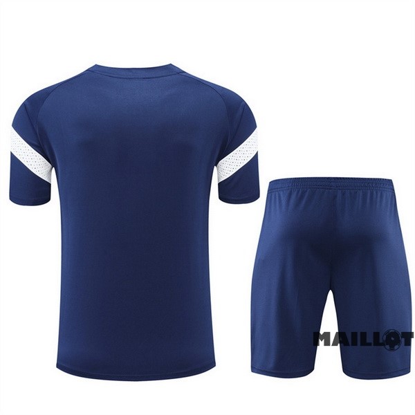 Foot Maillot Pas Cher Entrainement Ensemble Complet Marsella 2022 2023 Bleu Blanc
