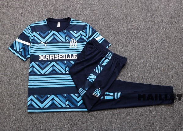 Foot Maillot Pas Cher Entrainement Ensemble Complet Marsella 2022 2023 I Bleu