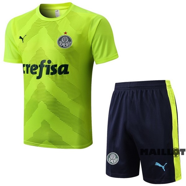 Foot Maillot Pas Cher Entrainement Ensemble Complet Palmeiras 2022 2023 Jaune