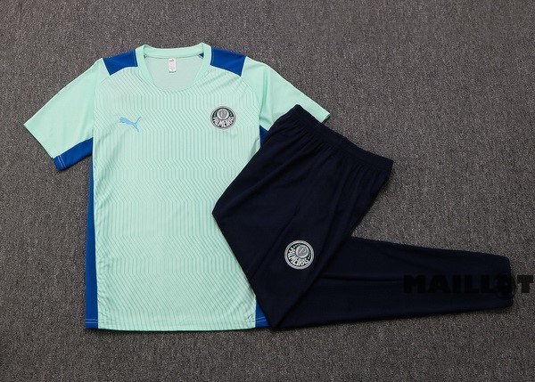 Foot Maillot Pas Cher Entrainement Ensemble Complet Palmeiras 2022 2023 Vert Noir
