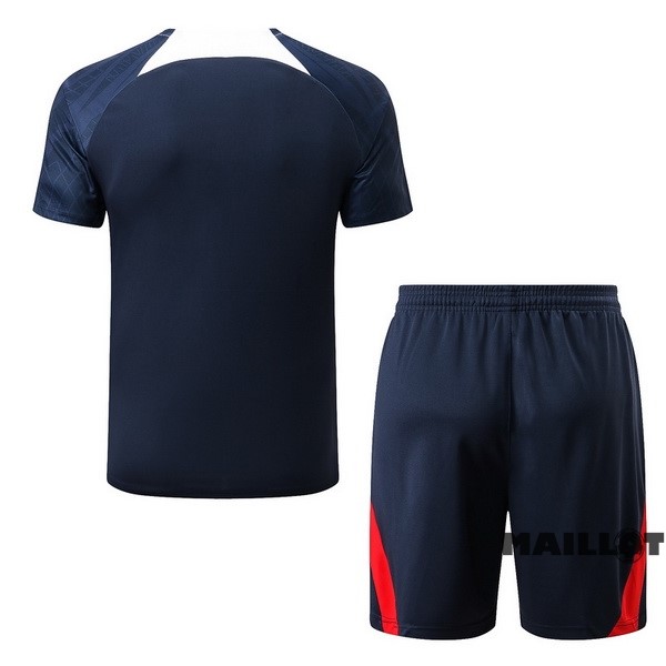 Foot Maillot Pas Cher Entrainement Ensemble Complet Paris Saint Germain 2022 2023 Bleu Blanc