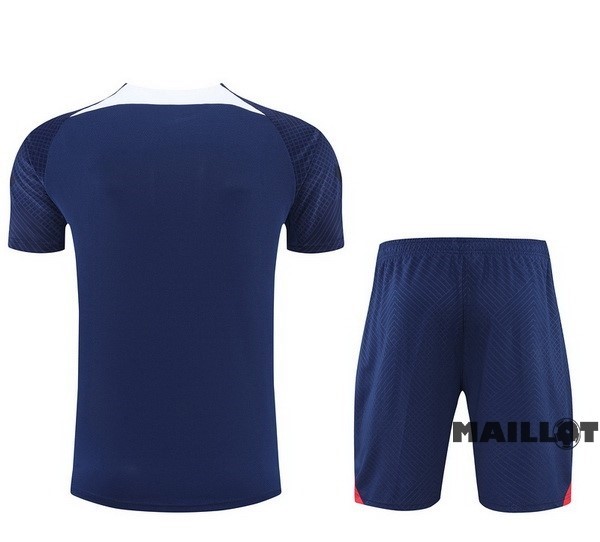 Foot Maillot Pas Cher Entrainement Ensemble Complet Paris Saint Germain 2022 2023 Bleu Blanc