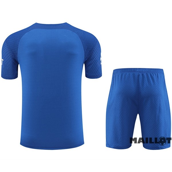 Foot Maillot Pas Cher Entrainement Ensemble Complet Paris Saint Germain 2022 2023 III Bleu