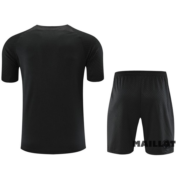 Foot Maillot Pas Cher Entrainement Ensemble Complet Paris Saint Germain 2022 2023 Noir
