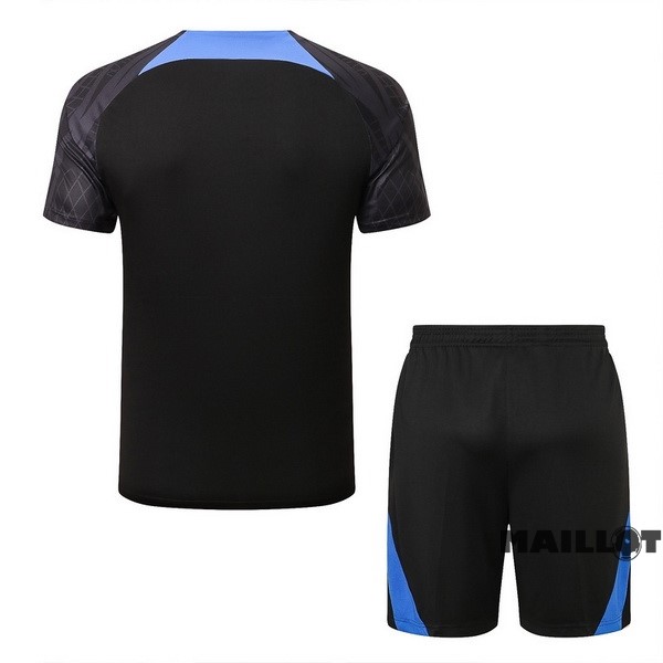 Foot Maillot Pas Cher Entrainement Ensemble Complet Paris Saint Germain 2022 2023 Noir
