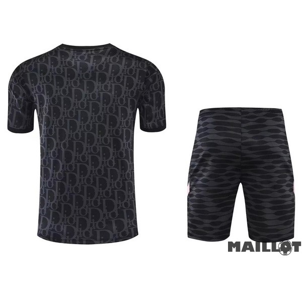 Foot Maillot Pas Cher Entrainement Ensemble Complet Paris Saint Germain 2022 2023 Noir