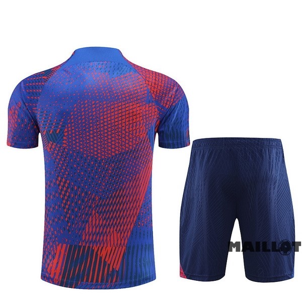 Foot Maillot Pas Cher Entrainement Ensemble Complet Paris Saint Germain 2023 2024 Purpura Bleu