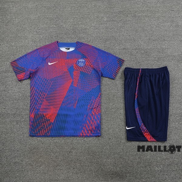 Foot Maillot Pas Cher Entrainement Ensemble Complet Paris Saint Germain 2023 2024 Purpura Bleu