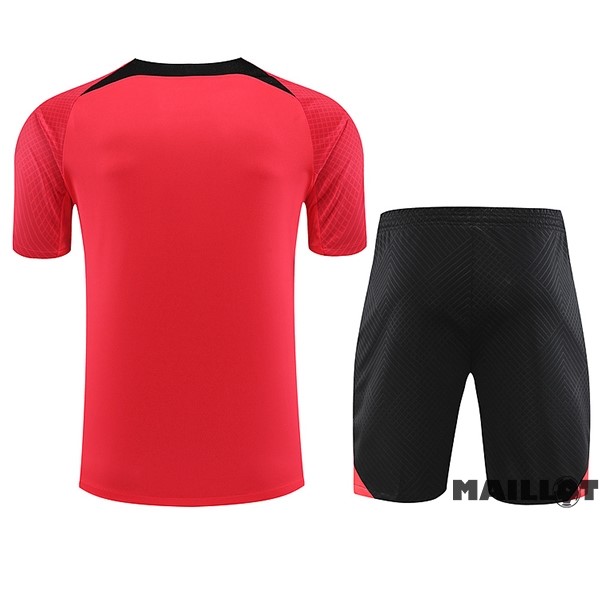 Foot Maillot Pas Cher Entrainement Ensemble Complet Paris Saint Germain 2023 2024 Rouge I Noir