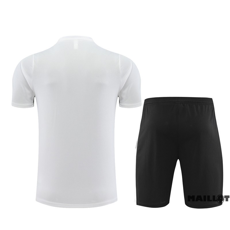 Foot Maillot Pas Cher Entrainement Ensemble Complet Paris Saint Germain Enfant 2023 2024 Blanc Noir
