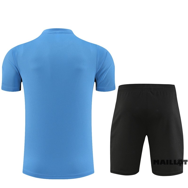 Foot Maillot Pas Cher Entrainement Ensemble Complet Paris Saint Germain Enfant 2023 2024 Bleu Noir