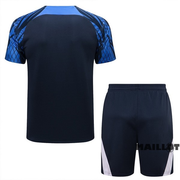Foot Maillot Pas Cher Entrainement Ensemble Complet Pays Bas 2022 Bleu I Marine