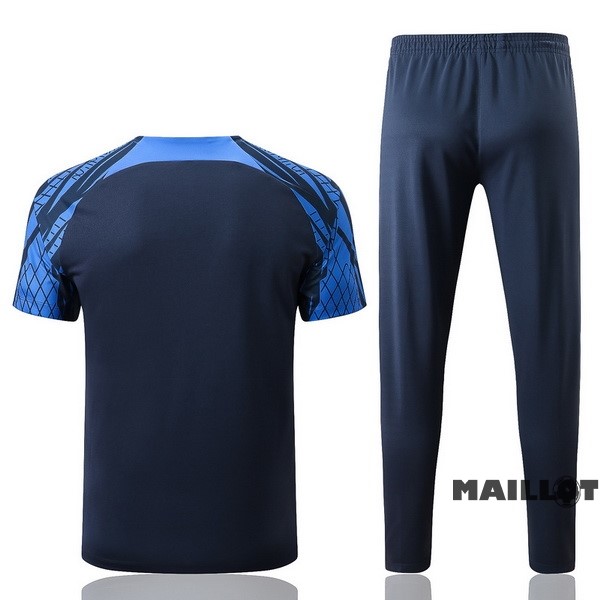 Foot Maillot Pas Cher Entrainement Ensemble Complet Pays Bas 2022 Bleu Marine