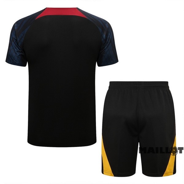 Foot Maillot Pas Cher Entrainement Ensemble Complet Portugal 2022 Noir I Vert