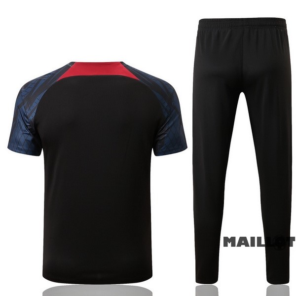 Foot Maillot Pas Cher Entrainement Ensemble Complet Portugal 2022 Noir Vert