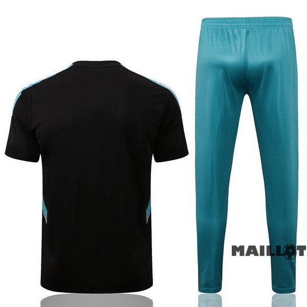Foot Maillot Pas Cher Entrainement Ensemble Complet Real Madrid 2022 2023 Noir Vert