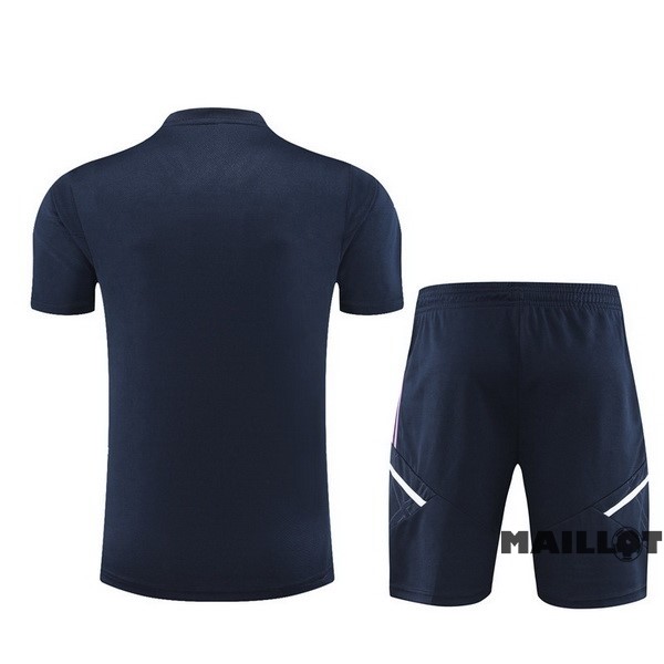 Foot Maillot Pas Cher Entrainement Ensemble Complet Real Madrid 2023 2024 Bleu Marine