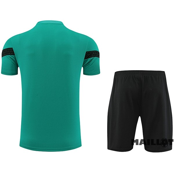 Foot Maillot Pas Cher Entrainement Ensemble Complet Sénégal 2023 Vert Marine Noir