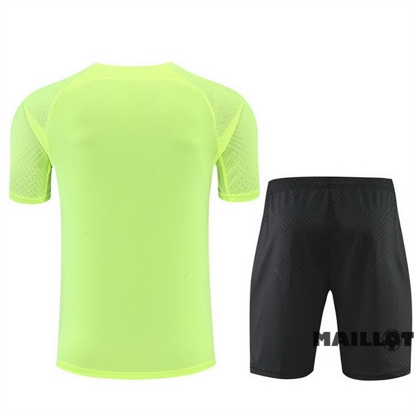 Foot Maillot Pas Cher Entrainement Ensemble Complet Tottenham Hotspur 2022 2023 Jaune II Noir
