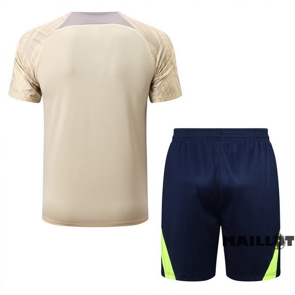 Foot Maillot Pas Cher Entrainement Ensemble Complet Tottenham Hotspur 2022 2023 Jaune I Noir