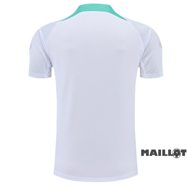 Foot Maillot Pas Cher Entrainement Inter Milán 2022 2023 Blanc Vert